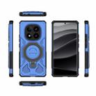 For Redmi Note 14 Pro+ 5G Global J-20 Solid Color MagSafe Magnetic TPU+PC Phone Case(Blue) - 2