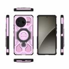 For Redmi K80 J-20 Solid Color MagSafe Magnetic TPU+PC Phone Case(Pink) - 2