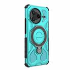 For Redmi K80 J-20 Solid Color MagSafe Magnetic TPU+PC Phone Case(Lake Blue) - 3