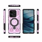 For Redmi Note 14 5G J-20 Solid Color MagSafe Magnetic TPU+PC Phone Case(Pink) - 2