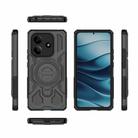 For Redmi Note 14 5G J-20 Solid Color MagSafe Magnetic TPU+PC Phone Case(Black) - 2