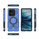 For Redmi Note 14 5G J-20 Solid Color MagSafe Magnetic TPU+PC Phone Case(Blue) - 2