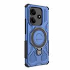 For Redmi Note 14 5G J-20 Solid Color MagSafe Magnetic TPU+PC Phone Case(Blue) - 3