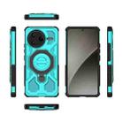 For Redmi K80 Pro 5G J-20 Solid Color MagSafe Magnetic TPU+PC Phone Case(Lake Blue) - 2