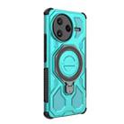For Redmi K80 Pro 5G J-20 Solid Color MagSafe Magnetic TPU+PC Phone Case(Lake Blue) - 3