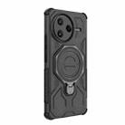 For Redmi K80 Pro 5G J-20 Solid Color MagSafe Magnetic TPU+PC Phone Case(Black) - 3