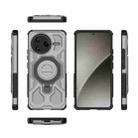 For Redmi K80 Pro 5G J-20 Solid Color MagSafe Magnetic TPU+PC Phone Case(Grey) - 2