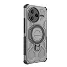 For Redmi K80 Pro 5G J-20 Solid Color MagSafe Magnetic TPU+PC Phone Case(Grey) - 3
