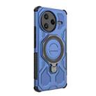 For Redmi K80 Pro 5G J-20 Solid Color MagSafe Magnetic TPU+PC Phone Case(Blue) - 3