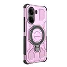 For Redmi Turbo 4 5G J-20 Solid Color MagSafe Magnetic TPU+PC Phone Case(Pink) - 3