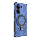 For Redmi Turbo 4 5G J-20 Solid Color MagSafe Magnetic TPU+PC Phone Case(Blue) - 3
