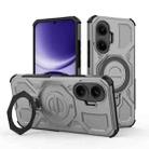 For Redmi Turbo 4 Pro 5G J-20 Solid Color MagSafe Magnetic TPU+PC Phone Case(Grey) - 1