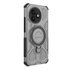 For Redmi K80 Ultra 5G J-20 Solid Color MagSafe Magnetic TPU+PC Phone Case(Grey) - 3