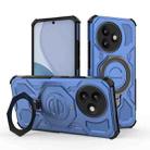 For Redmi K80 Ultra 5G J-20 Solid Color MagSafe Magnetic TPU+PC Phone Case(Blue) - 1