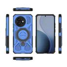 For Redmi K80 Ultra 5G J-20 Solid Color MagSafe Magnetic TPU+PC Phone Case(Blue) - 2