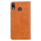 For Huawei P20 Lite / Nova 3e Business Stitching Horizontal Flip Leather Case with Double Folding & Bracket & Card Slots & Photo Frame & Wallet(Brown) - 3