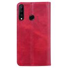 For Huawei P30 Lite Business Stitching Horizontal Flip Leather Case with Double Folding & Bracket & Card Slots & Photo Frame & Wallet(Red) - 3