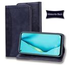 For Huawei P40 Lite Business Stitching Horizontal Flip Leather Case with Double Folding & Bracket & Card Slots & Photo Frame & Wallet(Black) - 1