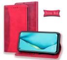 For Huawei P40 Lite Business Stitching Horizontal Flip Leather Case with Double Folding & Bracket & Card Slots & Photo Frame & Wallet(Red) - 1