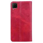 For Huawei P40 Lite Business Stitching Horizontal Flip Leather Case with Double Folding & Bracket & Card Slots & Photo Frame & Wallet(Red) - 3