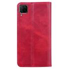 For Huawei Nova 6 SE Business Stitching Horizontal Flip Leather Case with Double Folding & Bracket & Card Slots & Photo Frame & Wallet(Red) - 3