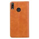 For Huawei Y7 Pro (2019) Business Stitching Horizontal Flip Leather Case with Double Folding & Bracket & Card Slots & Photo Frame & Wallet(Brown) - 3