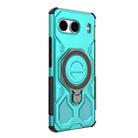 For OnePlus Nord 4 5G Global J-20 Solid Color MagSafe Magnetic TPU+PC Phone Case(Lake Blue) - 3