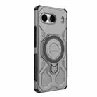 For OnePlus Nord 4 5G Global J-20 Solid Color MagSafe Magnetic TPU+PC Phone Case(Grey) - 3