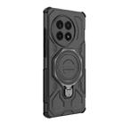 For OnePlus Ace 5 5G J-20 Solid Color MagSafe Magnetic TPU+PC Phone Case(Black) - 3