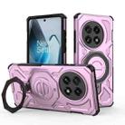 For OnePlus 13 5G J-20 Solid Color MagSafe Magnetic TPU+PC Phone Case(Pink) - 1