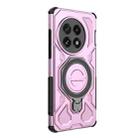 For OnePlus 13 5G J-20 Solid Color MagSafe Magnetic TPU+PC Phone Case(Pink) - 3