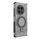 For OnePlus 13 5G J-20 Solid Color MagSafe Magnetic TPU+PC Phone Case(Grey) - 3