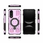 For OnePlus Ace 5 Ultra 5G / Nord 5 J-20 Solid Color MagSafe Magnetic TPU+PC Phone Case(Pink) - 2