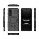 For OnePlus Ace 5 Ultra 5G / Nord 5 J-20 Solid Color MagSafe Magnetic TPU+PC Phone Case(Black) - 2