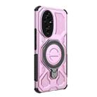 For Honor 200 5G J-20 Solid Color MagSafe Magnetic TPU+PC Phone Case(Pink) - 3
