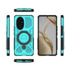 For Honor 200 5G J-20 Solid Color MagSafe Magnetic TPU+PC Phone Case(Lake Blue) - 2