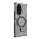 For Honor 200 5G J-20 Solid Color MagSafe Magnetic TPU+PC Phone Case(Grey) - 3