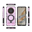 For Honor X60 5G J-20 Solid Color MagSafe Magnetic TPU+PC Phone Case(Pink) - 2