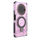 For Honor X60 5G J-20 Solid Color MagSafe Magnetic TPU+PC Phone Case(Pink) - 3