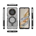 For Honor X60 5G J-20 Solid Color MagSafe Magnetic TPU+PC Phone Case(Grey) - 2