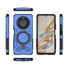 For Honor X60 5G J-20 Solid Color MagSafe Magnetic TPU+PC Phone Case(Blue) - 2
