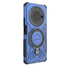 For Honor X60 5G J-20 Solid Color MagSafe Magnetic TPU+PC Phone Case(Blue) - 3