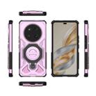 For Honor X60 Pro 5G J-20 Solid Color MagSafe Magnetic TPU+PC Phone Case(Pink) - 2