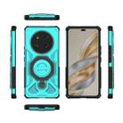 For Honor X60 Pro 5G J-20 Solid Color MagSafe Magnetic TPU+PC Phone Case(Lake Blue) - 2