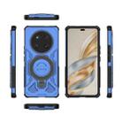 For Honor X60 Pro 5G J-20 Solid Color MagSafe Magnetic TPU+PC Phone Case(Blue) - 2