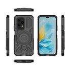 For Honor 200 Lite 5G Global J-20 Solid Color MagSafe Magnetic TPU+PC Phone Case(Black) - 2