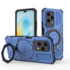 For Honor 200 Lite 5G Global J-20 Solid Color MagSafe Magnetic TPU+PC Phone Case(Blue) - 1