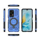 For Honor 200 Lite 5G Global J-20 Solid Color MagSafe Magnetic TPU+PC Phone Case(Blue) - 2