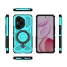For Honor 400 Pro 5G Global 160.8mm J-20 Solid Color MagSafe Magnetic TPU+PC Phone Case(Lake Blue) - 2