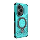 For Honor 400 Pro 5G Global 160.8mm J-20 Solid Color MagSafe Magnetic TPU+PC Phone Case(Lake Blue) - 3